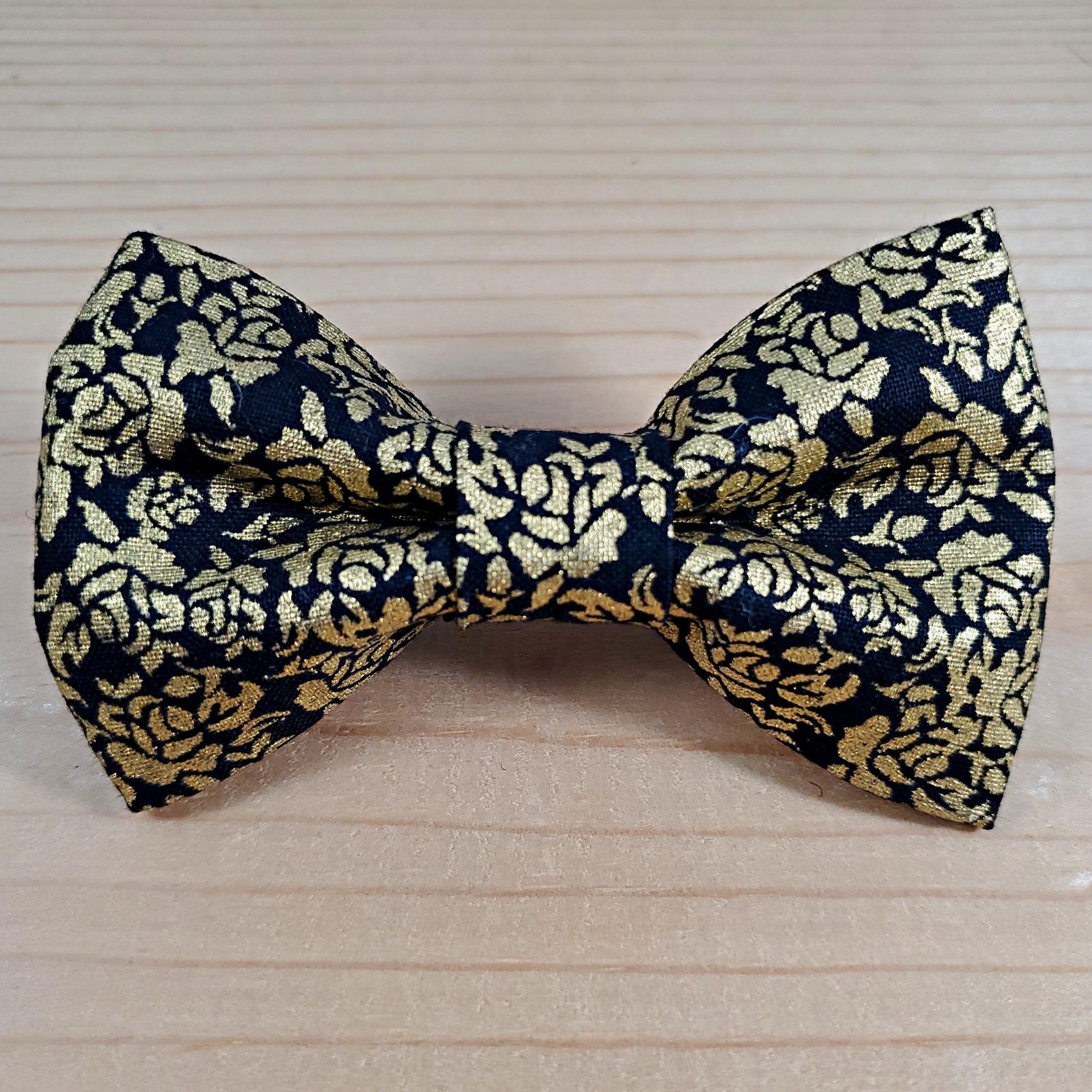 Gold and Black Floral